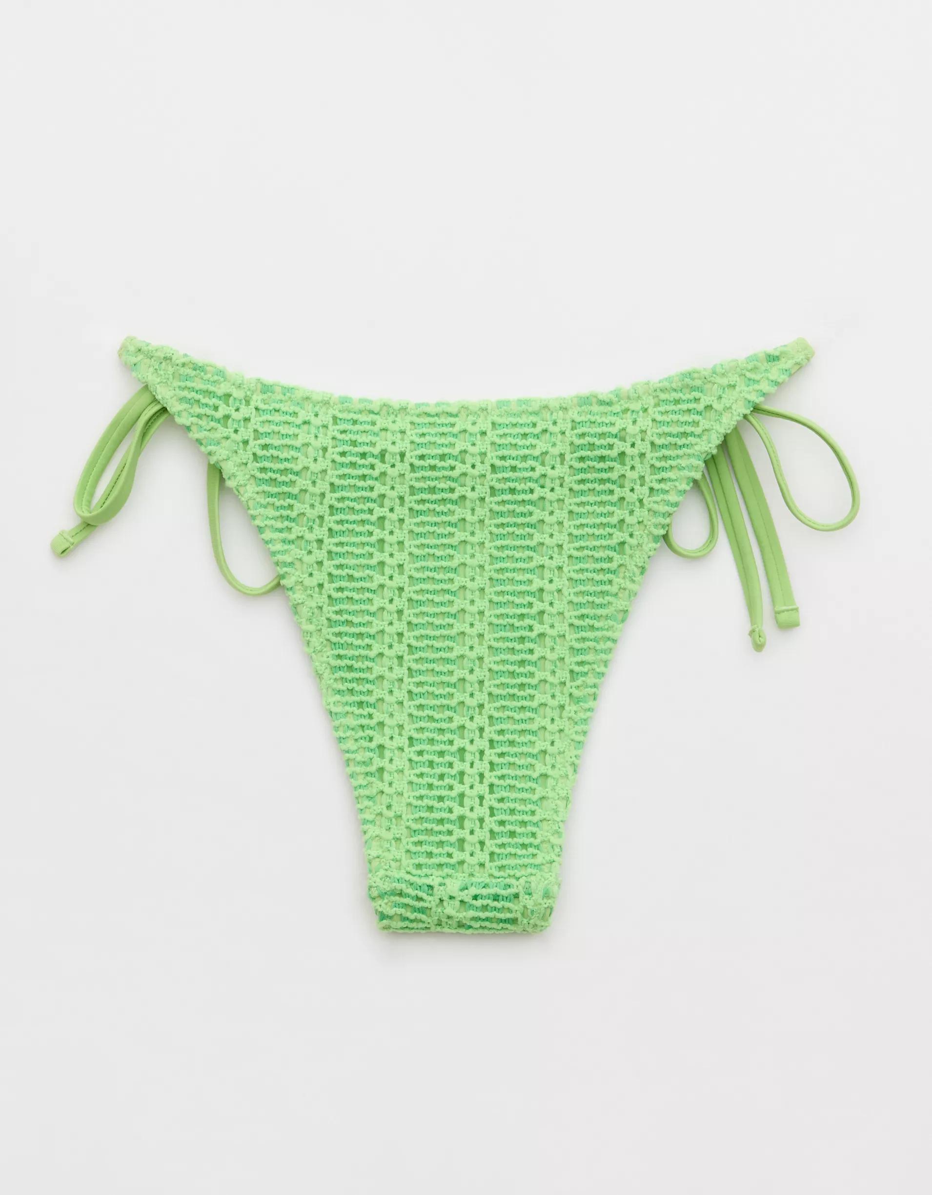 Aerie The Sunbun Cloudweave Crochet Bikini Bottom Product Image