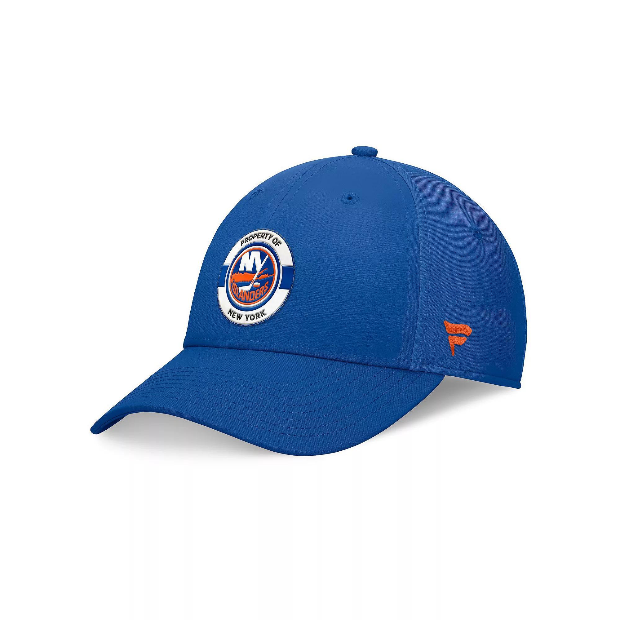 Men's Fanatics Blue Edmonton Oilers Authentic Pro Training Camp Flex Hat, Size: Small/Medium, Oil Blue Product Image