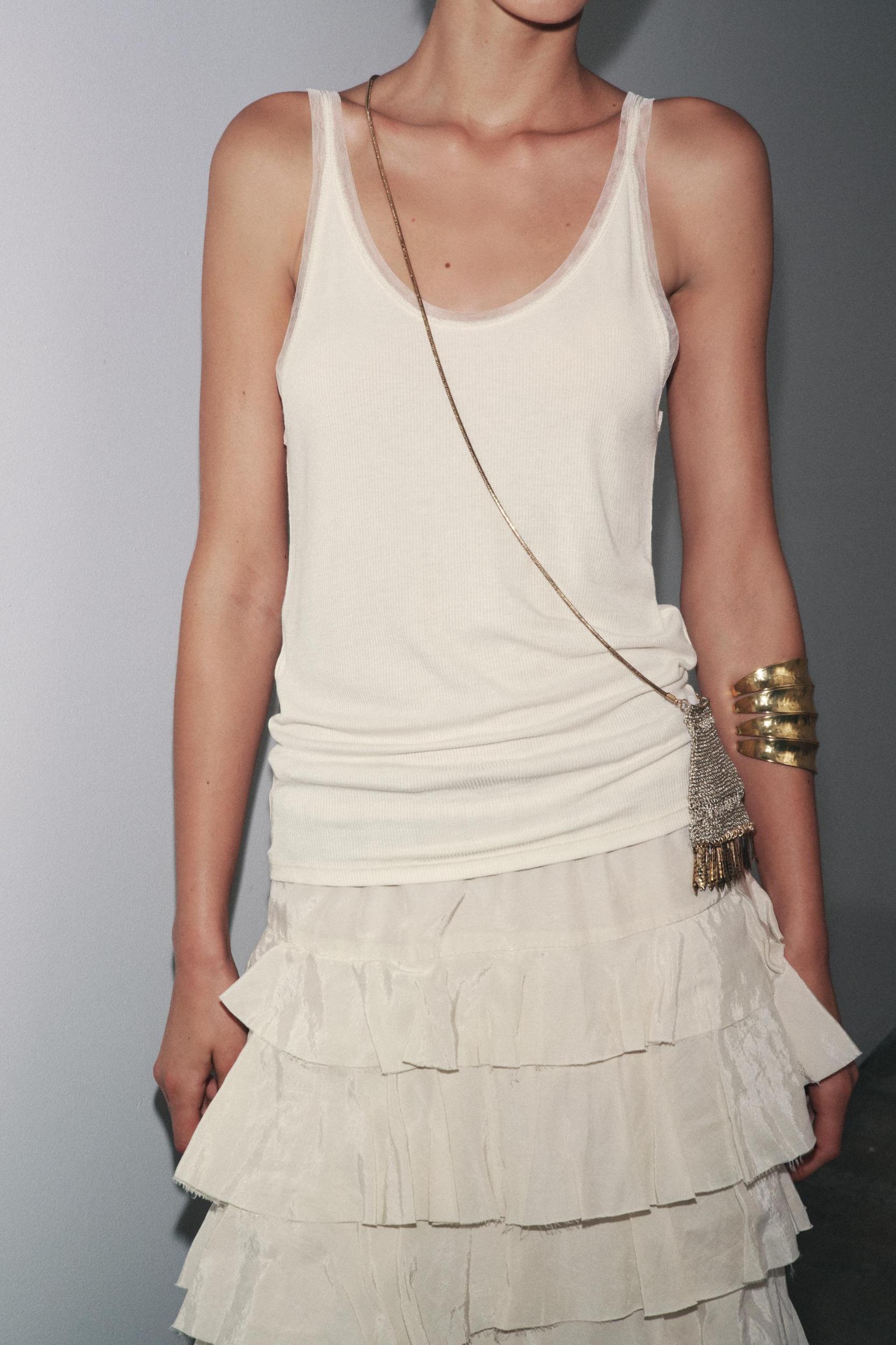 COMBINED TULLE T-SHIRT Product Image
