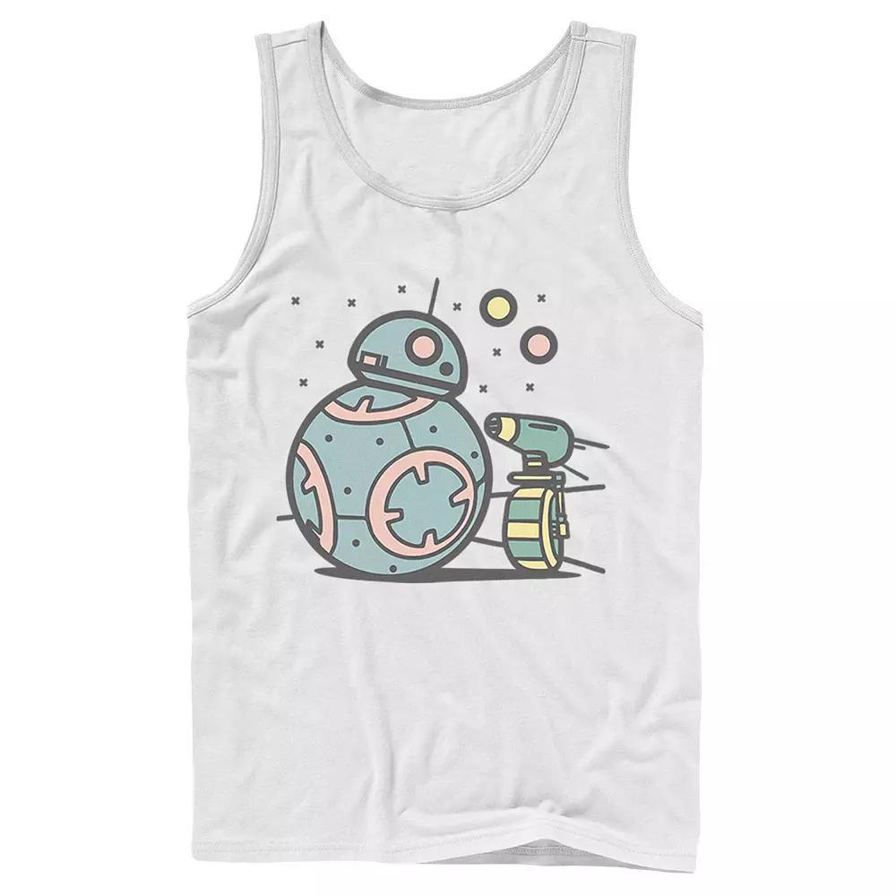 Men's Star Wars The Rise of Skywalker Droid Cuties Tank Top, Size: Large, White Product Image