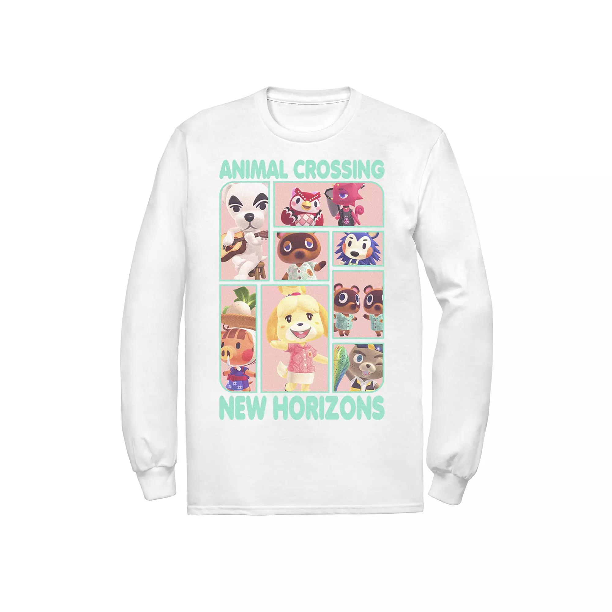 Mens Animal Crossing New Horizons Group Box Up Tee Product Image