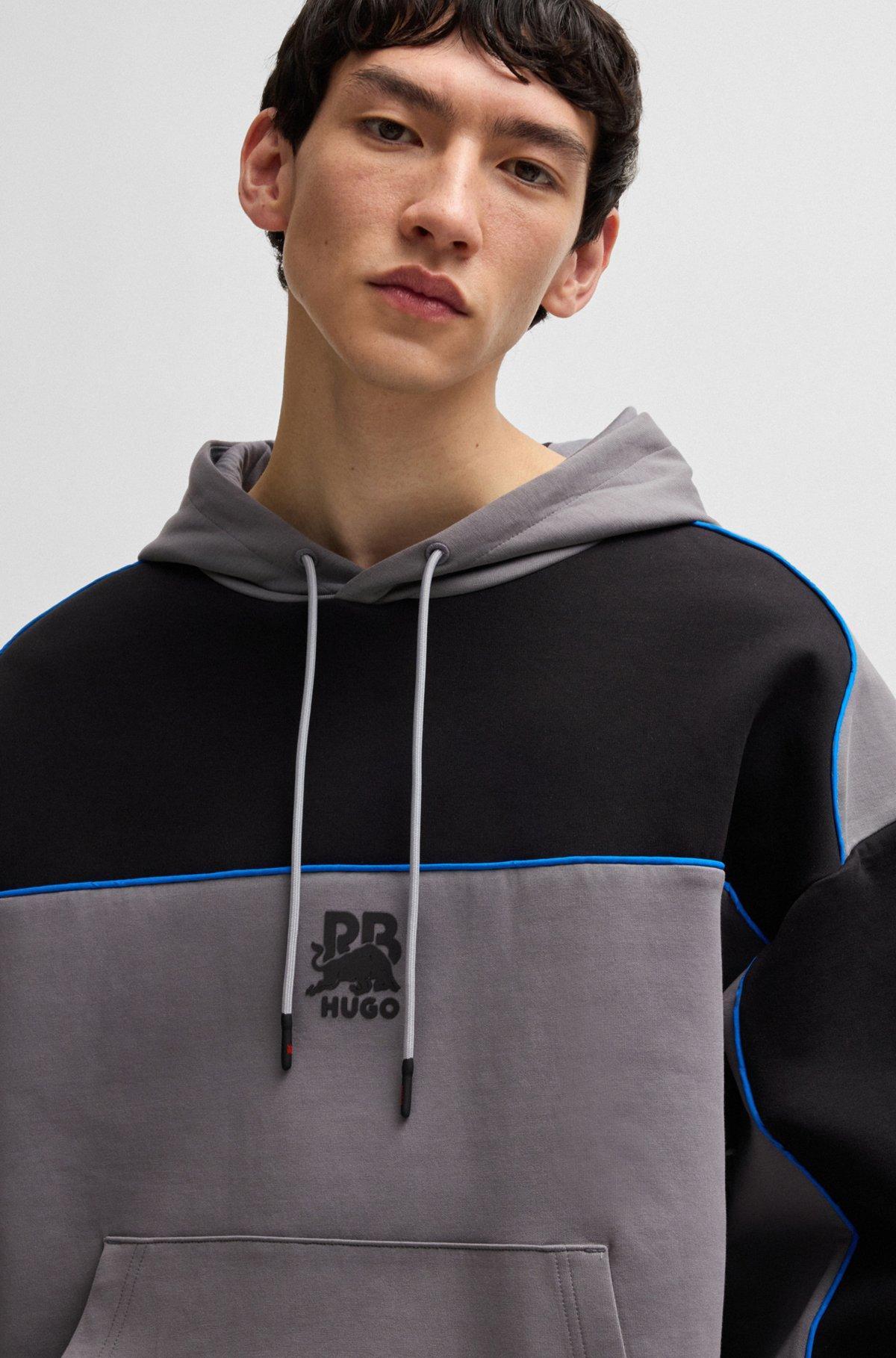 HUGO x RB hoodie with piping details Product Image