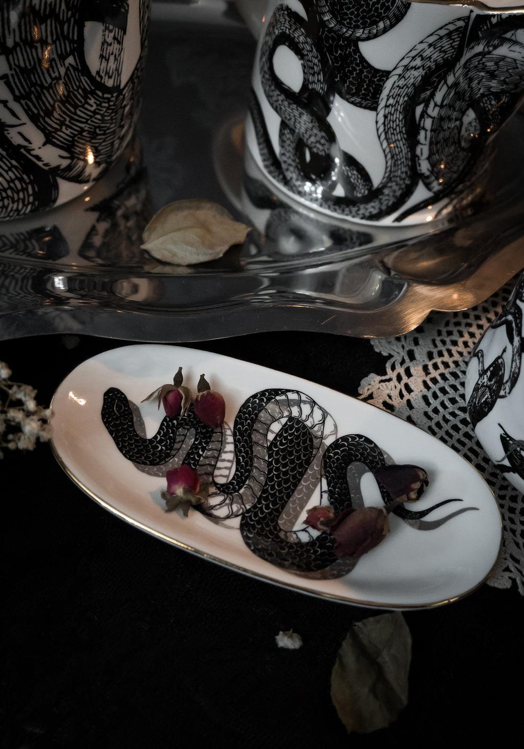Saraph Snakes Oval Snake Trinket Dish Product Image