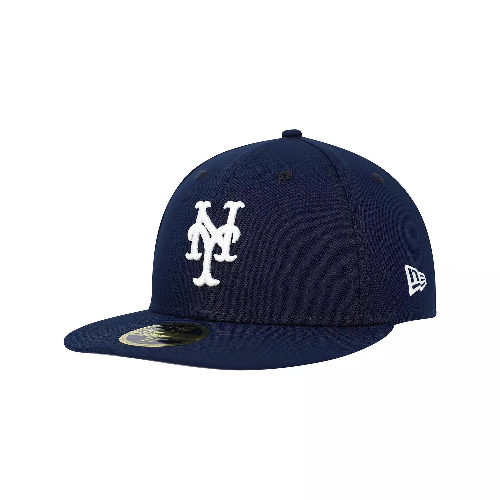 Mens New Era New York Mets Oceanside Low Profile 59FIFTY Fitted Hat Blue Product Image