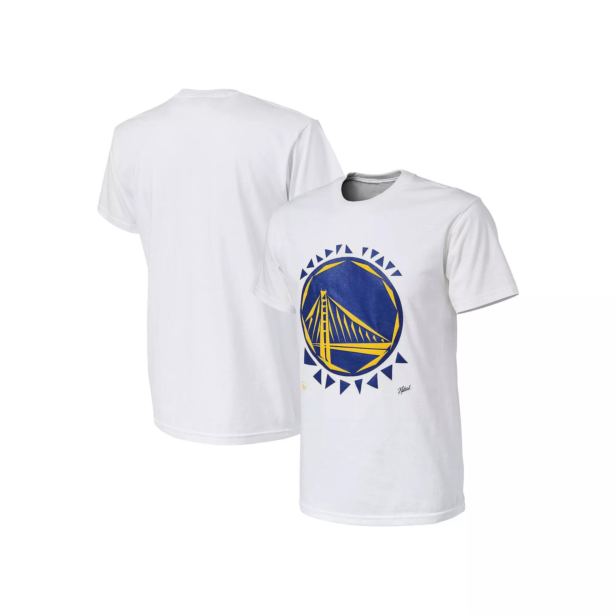 Men's NBA x Naturel White Golden State Warriors No Caller ID T-Shirt, Size: Medium Product Image