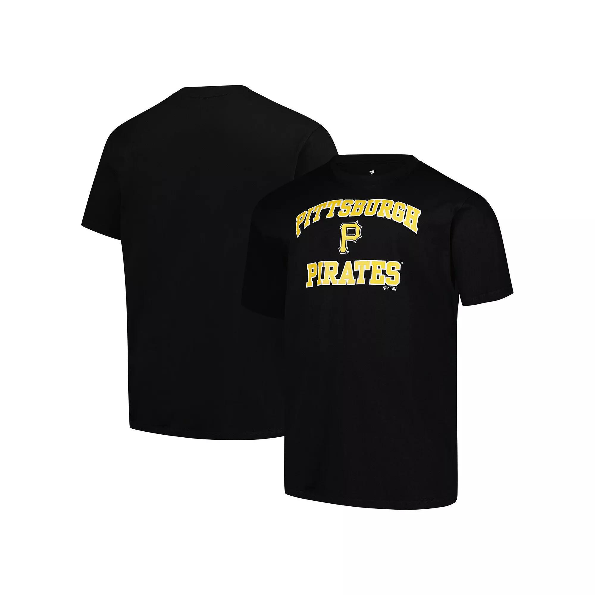 Men's Profile  Black Pittsburgh Pirates Big & Tall Heart & Soul T-Shirt, Size: XLT Product Image
