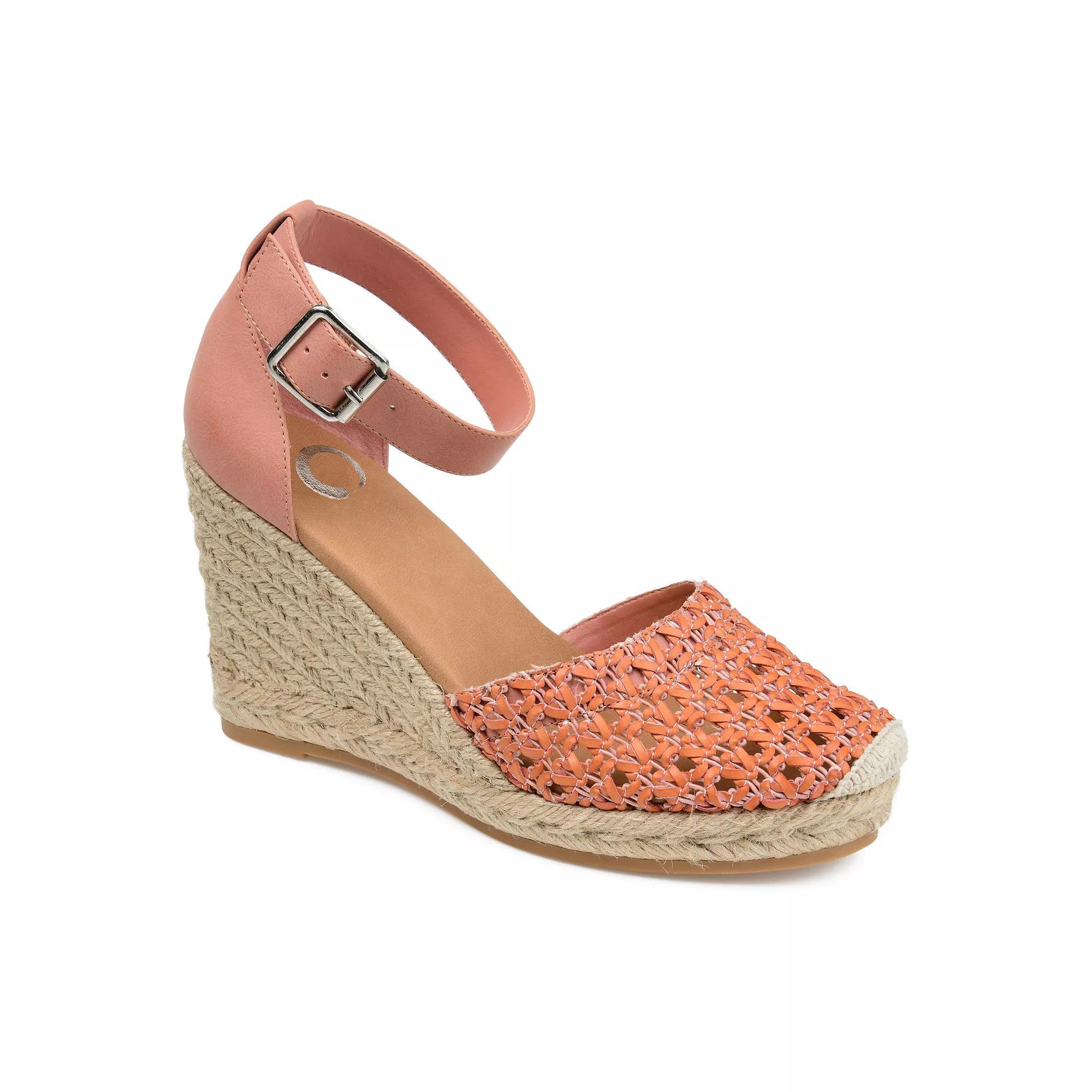 Journee Sierra Women's Wedge Sandals, Size: 10, White Product Image