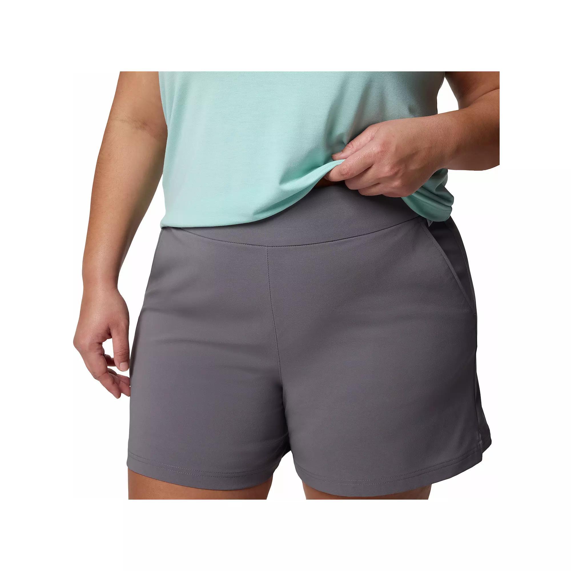 Plus Size Columbia All Seasons Shorts, Women's, Size: 2XL, Black Product Image