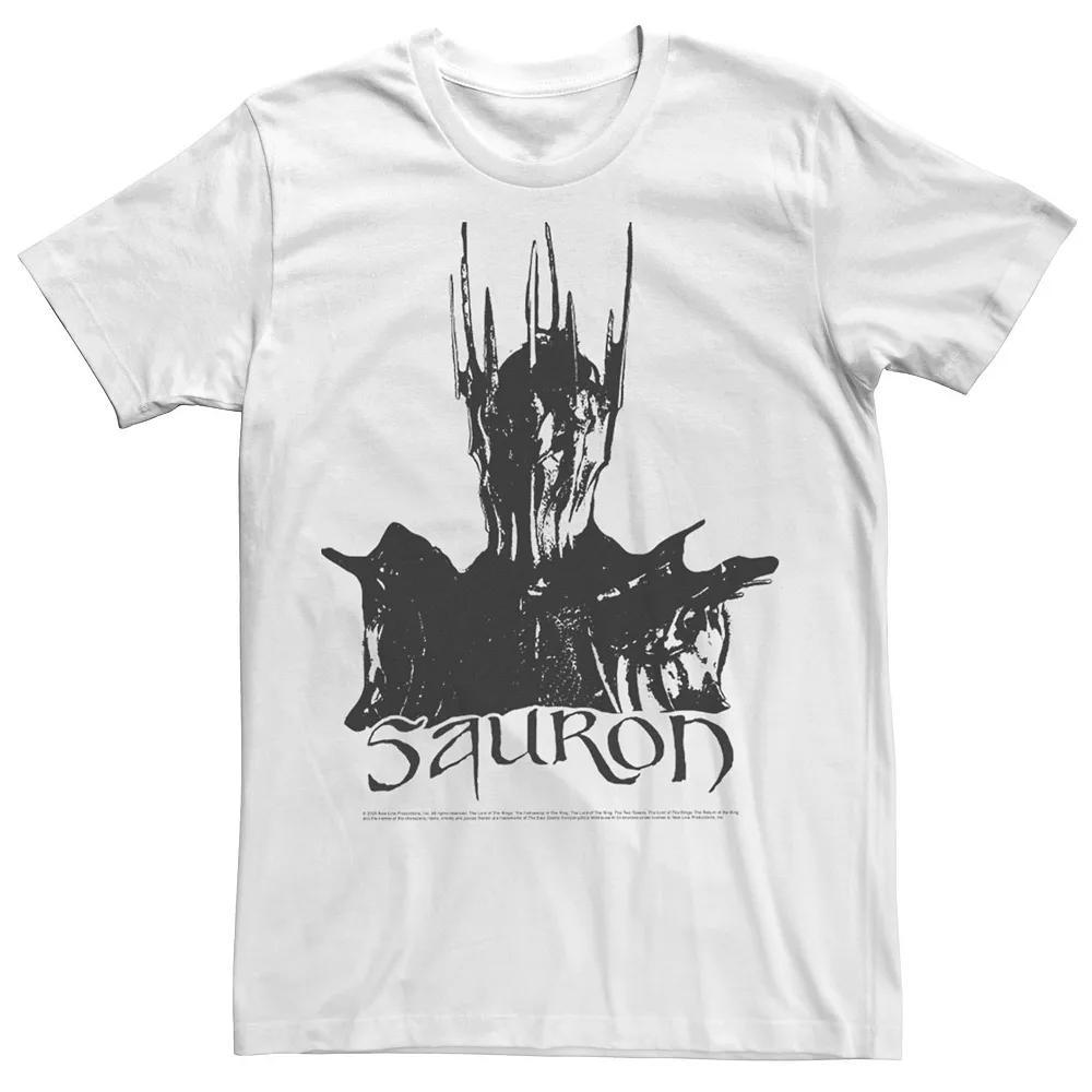 Men's Lord Of The Rings Sauron Stylized Tee, Size: Medium, White Product Image