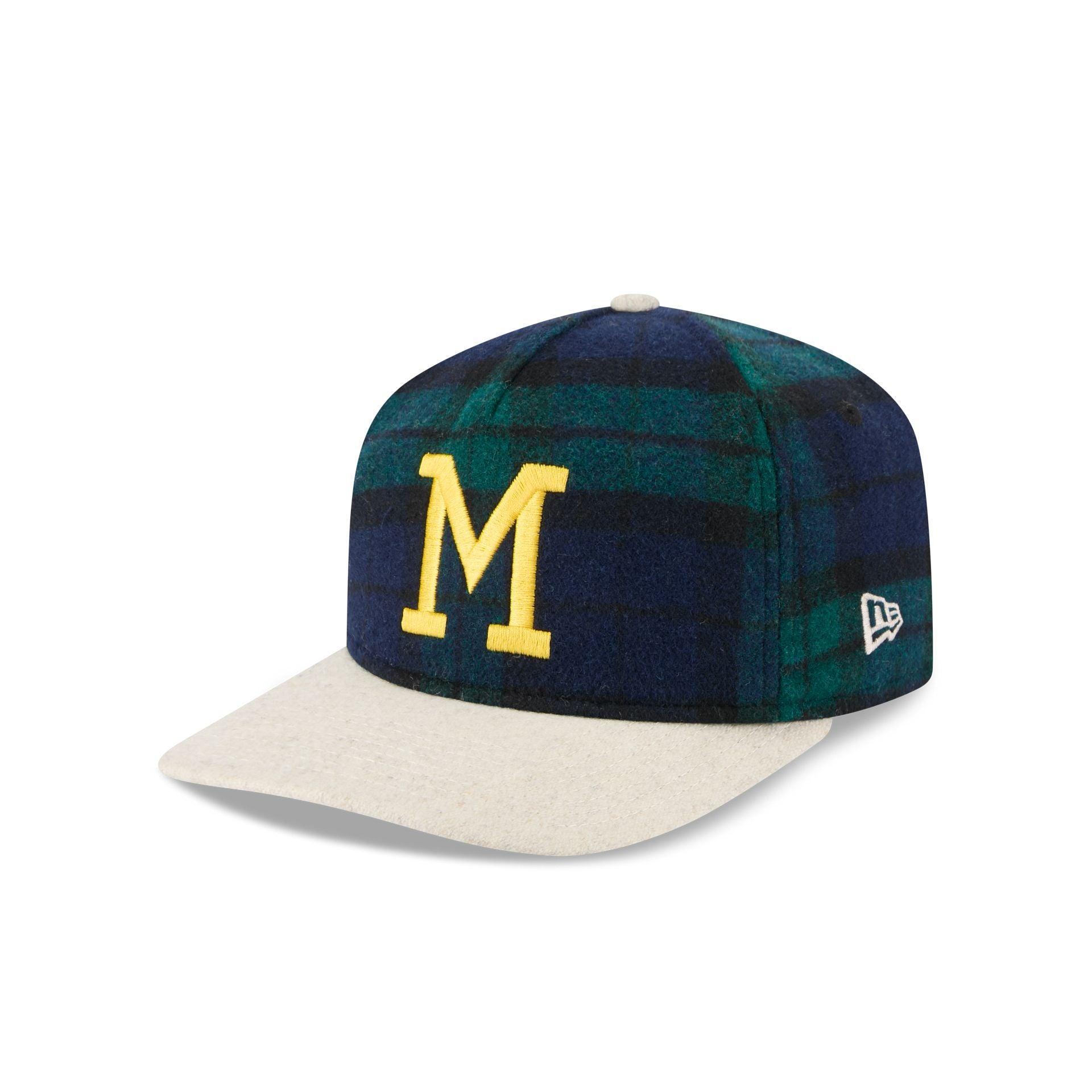 Milwaukee Brewers Plaid Letterman 19TWENTY Adjustable Hat Male Product Image