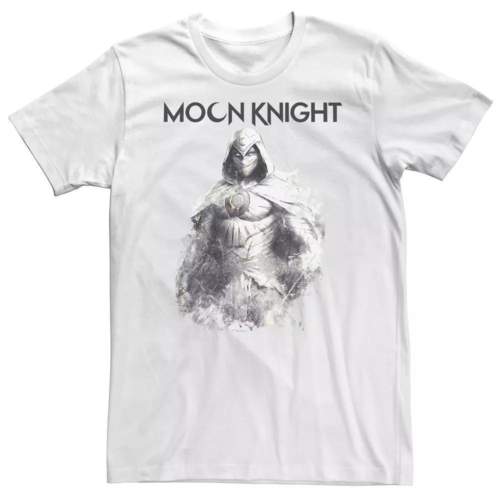 Big & Tall Marvel Moon Knight Fade Away Tee, Men's, Size: 4XL, White Product Image