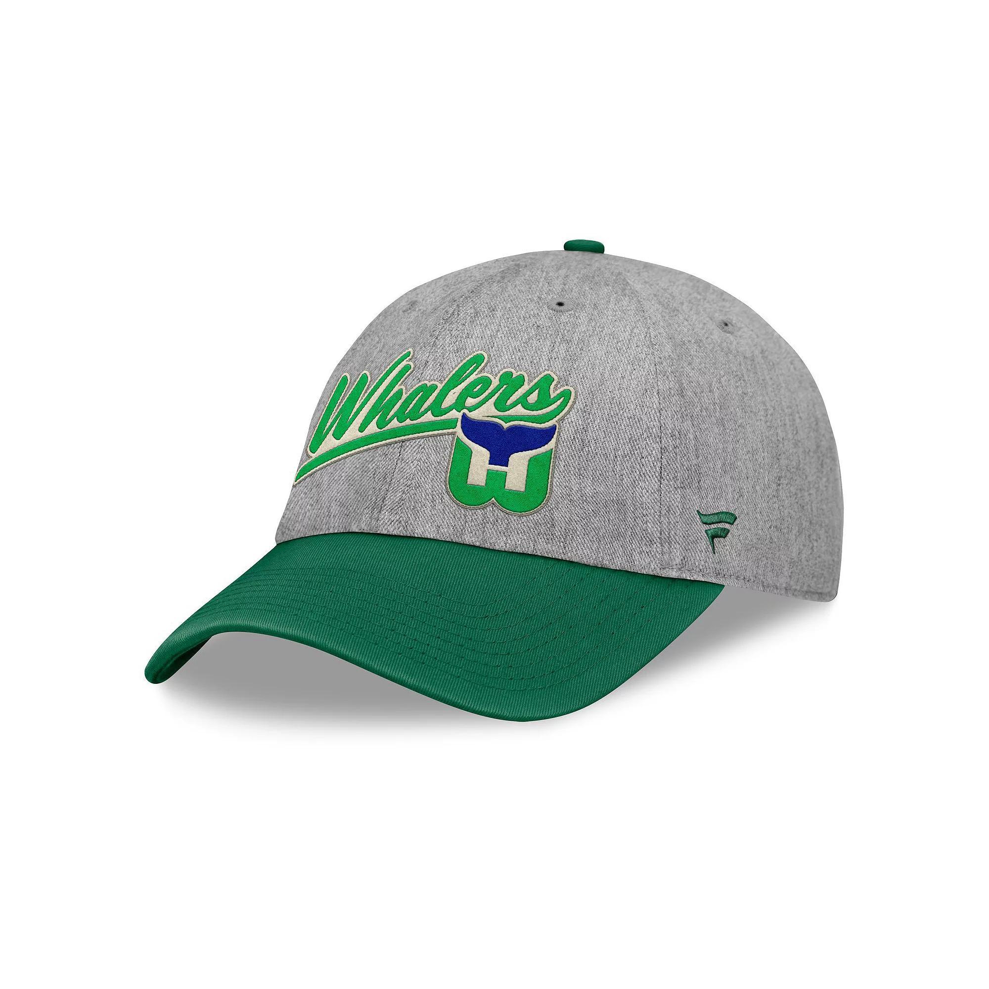 Men's Fanatics Gray/Green Hartford Whalers Rebound Adjustable Hat, Nhl Grey Product Image