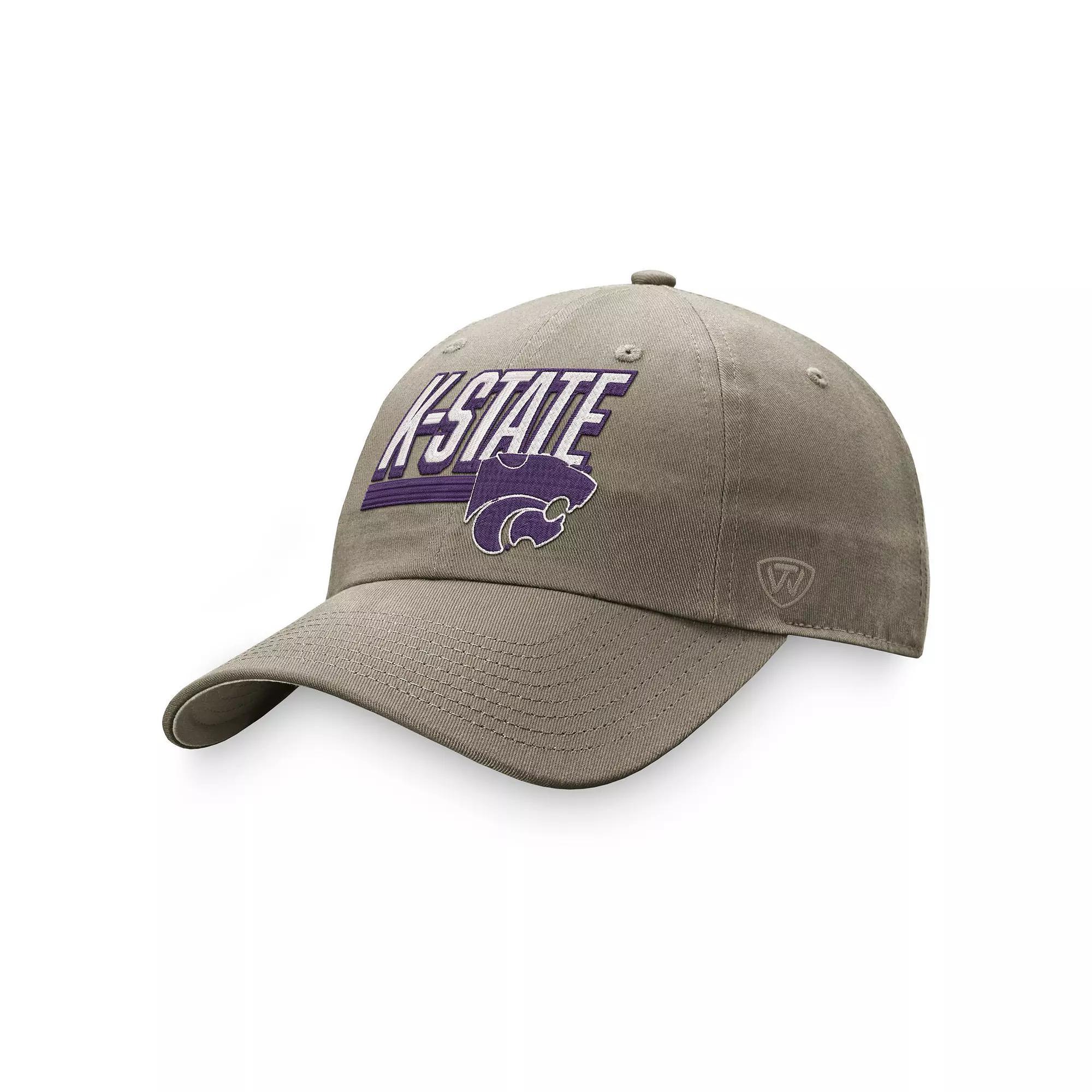 Men's Top of the World Khaki Temple Owls Slice Adjustable Hat, Tem Beig K Product Image
