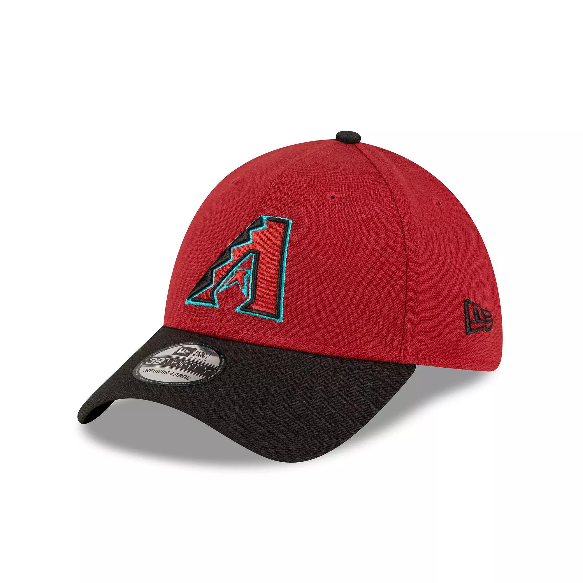 Men's New Era  Red/Black Arizona Diamondbacks  Team Classic 39THIRTY Flex Hat, Size: Large/XL Product Image