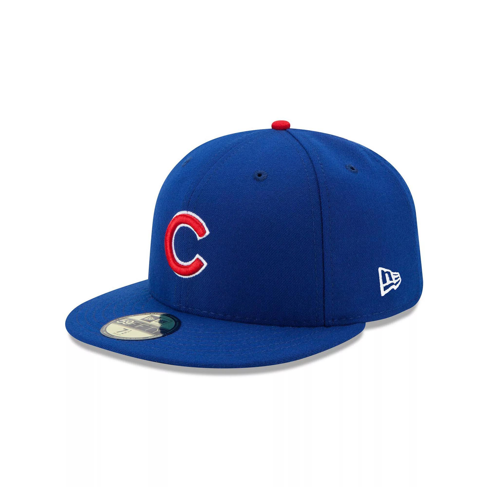 Men's New Era Royal Chicago Cubs Authentic Collection On Field 59FIFTY Fitted Hat, Size: 7 1/2, Blue Product Image