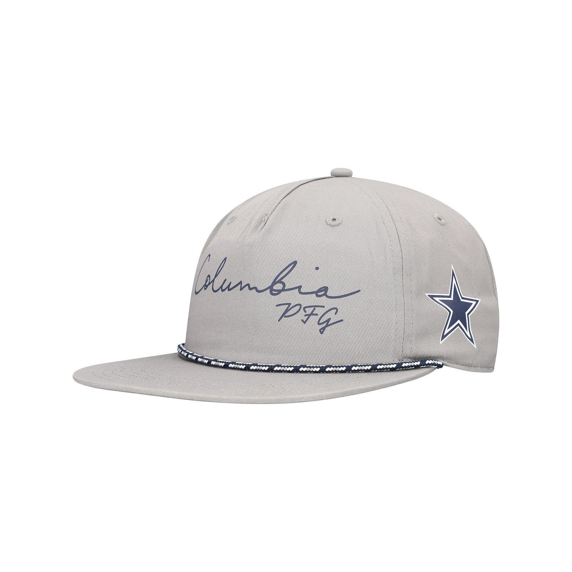 Men's Columbia  Gray Dallas Cowboys PHG Back Tack Adjustable Hat, Grey Product Image