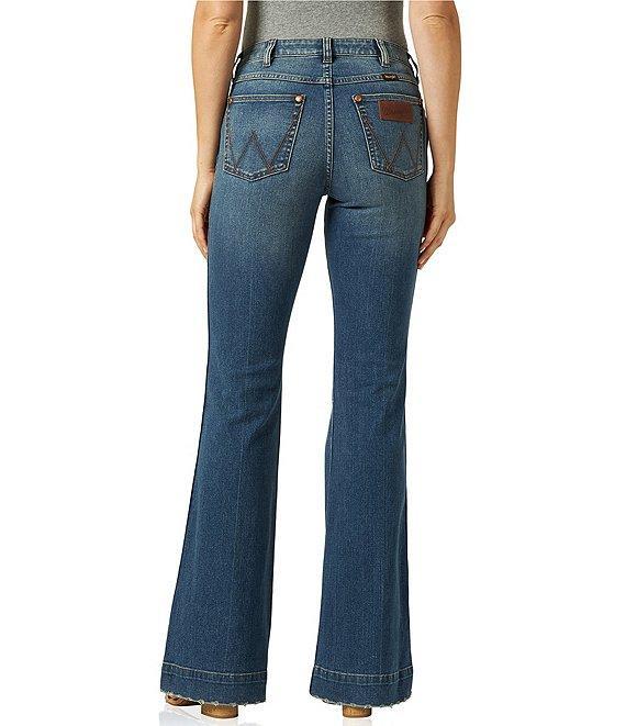 Wrangler® High Rise Trouser Flare Jeans Product Image