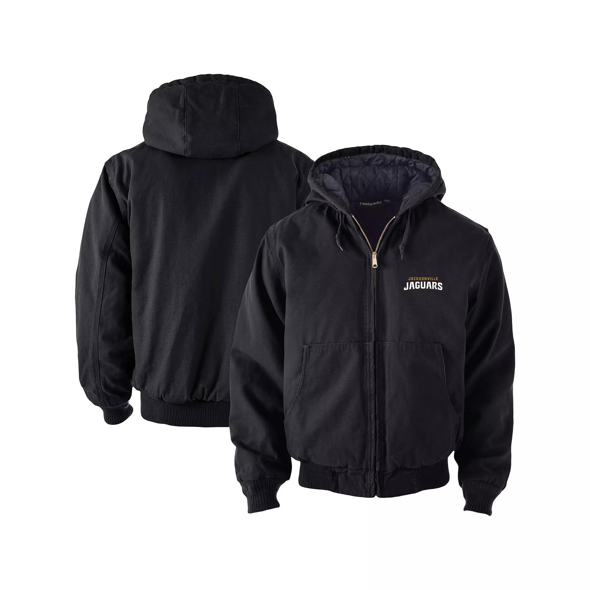 Men's Dunbrooke Black Arizona Cardinals Big & Tall Dakota Canvas Hoodie Full-Zip Jacket, Size: XLT Product Image