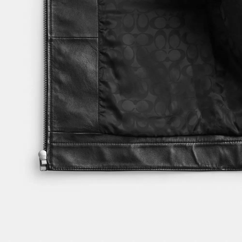 Heritage C Lightweight Leather Jacket Product Image