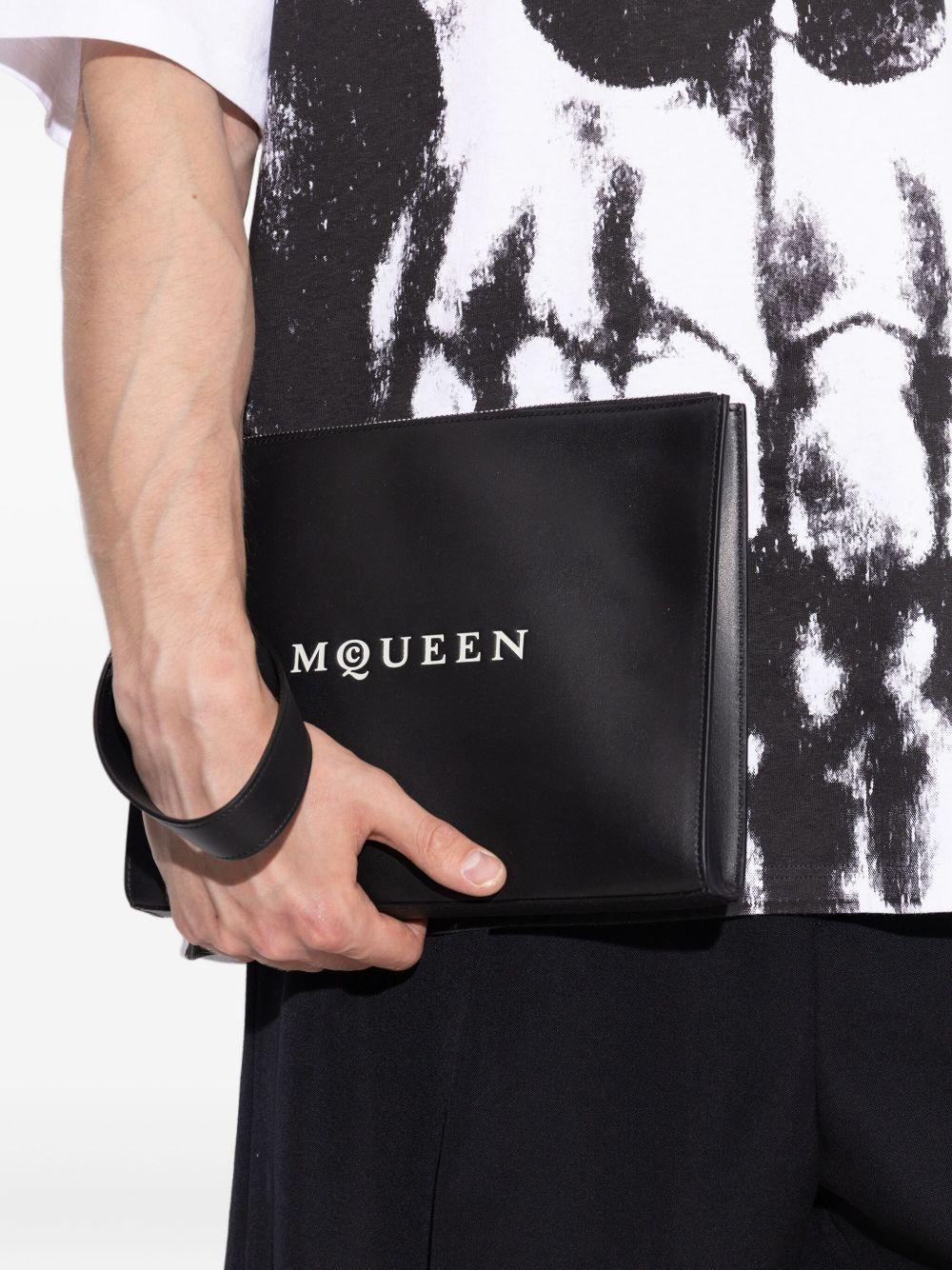 leather clutch bag Product Image