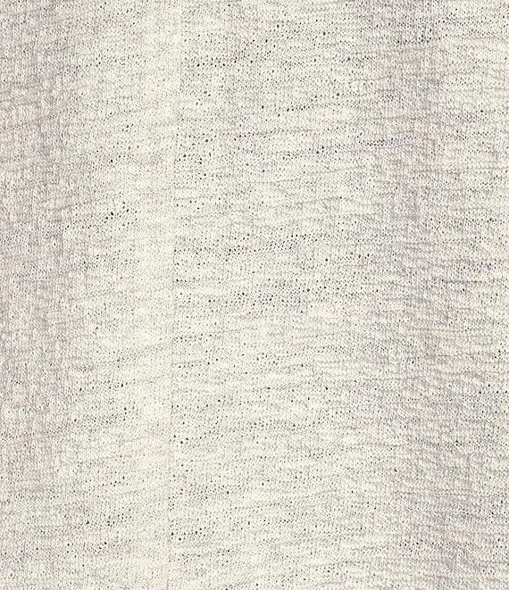 Eileen Fisher Organic Cotton Knit Crew Neck Short Sleeve Tee Product Image