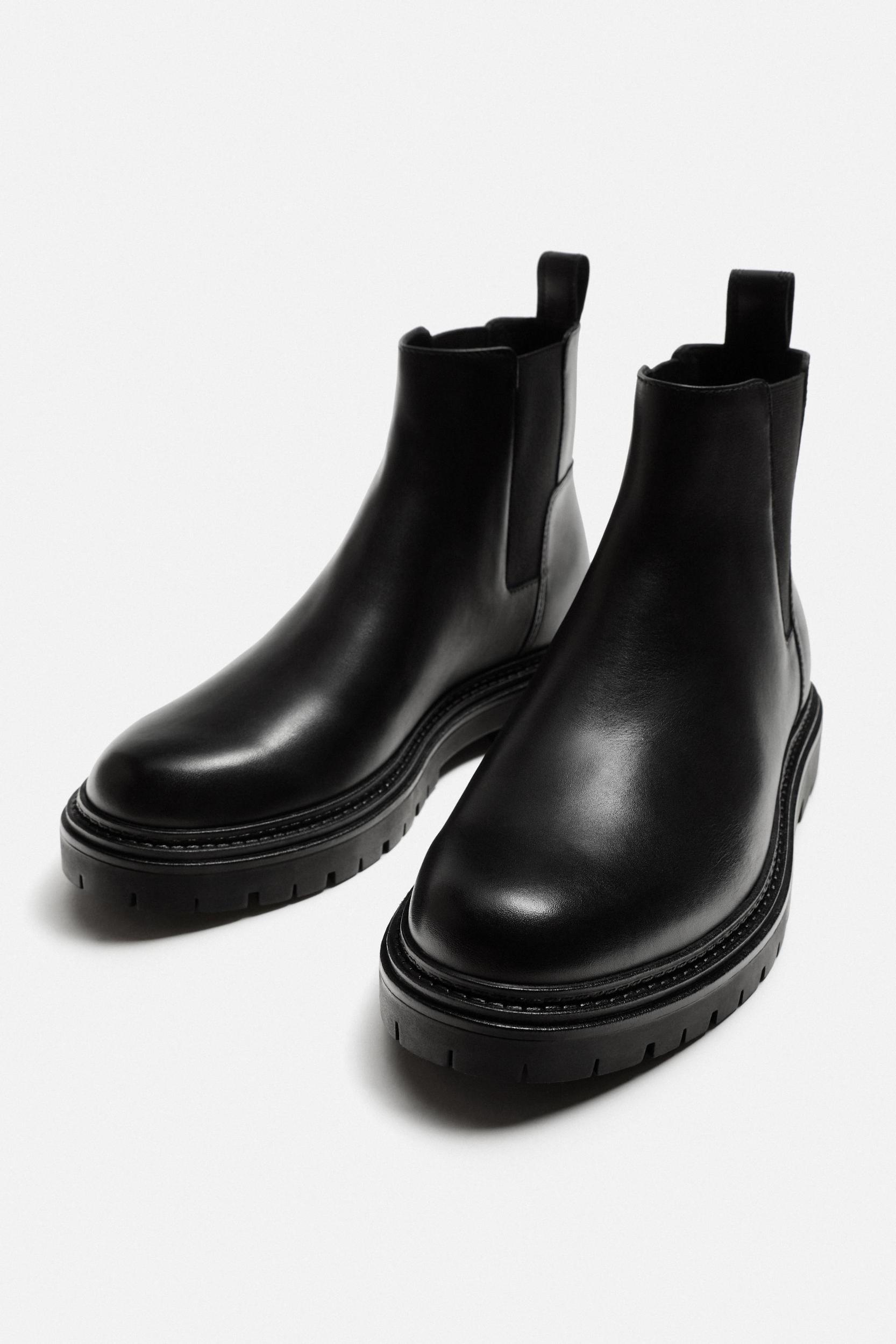 LEATHER CHELSEA BOOTS Product Image