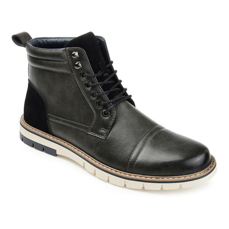 VANCE Lucien Men's Cap Toe Ankle Boots, Size: 10.5, Brown Product Image