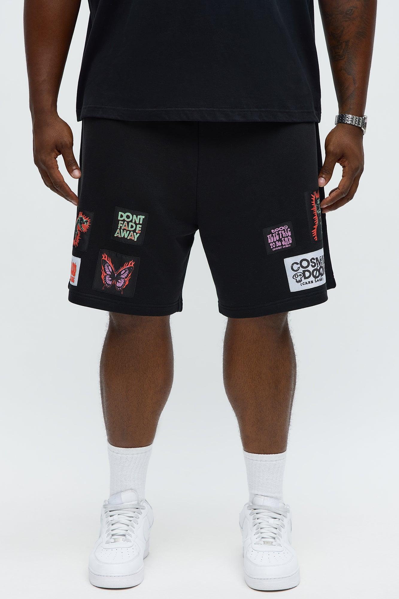 Tyson Relaxed Careless Shorts - Black Product Image