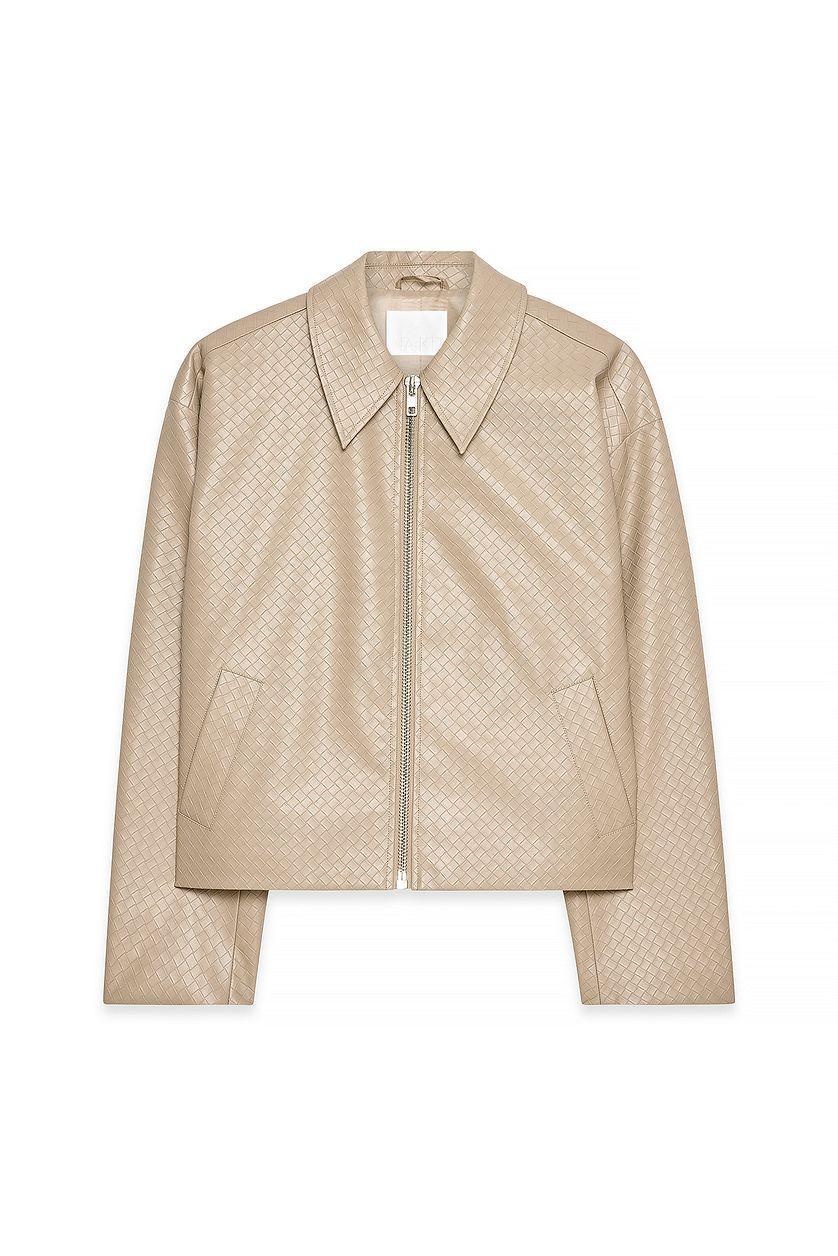 Braided Pu Jacket Product Image