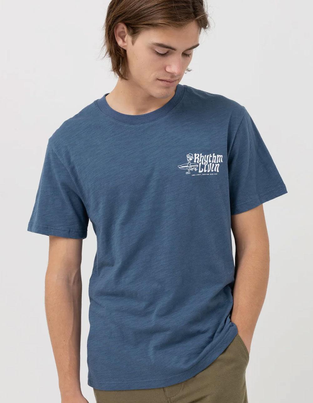 RHYTHM Livin Slub Mens Tee Product Image