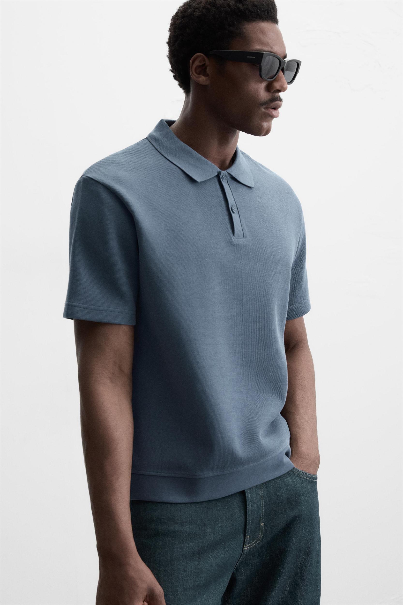 INTERLOCK TEXTURED POLO Product Image