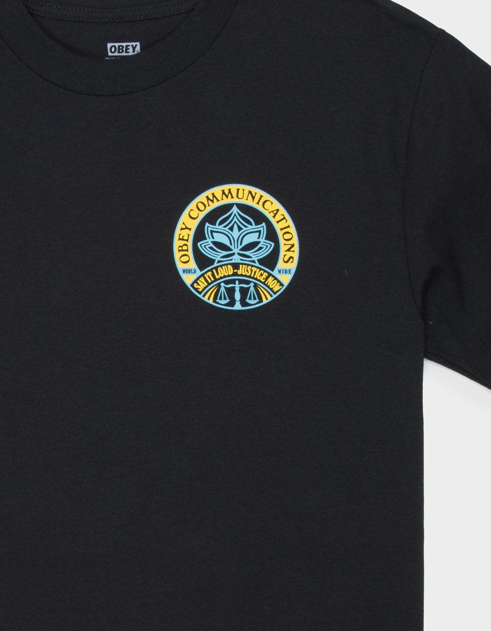 OBEY Say It Loud Lotus Mens Tee Product Image