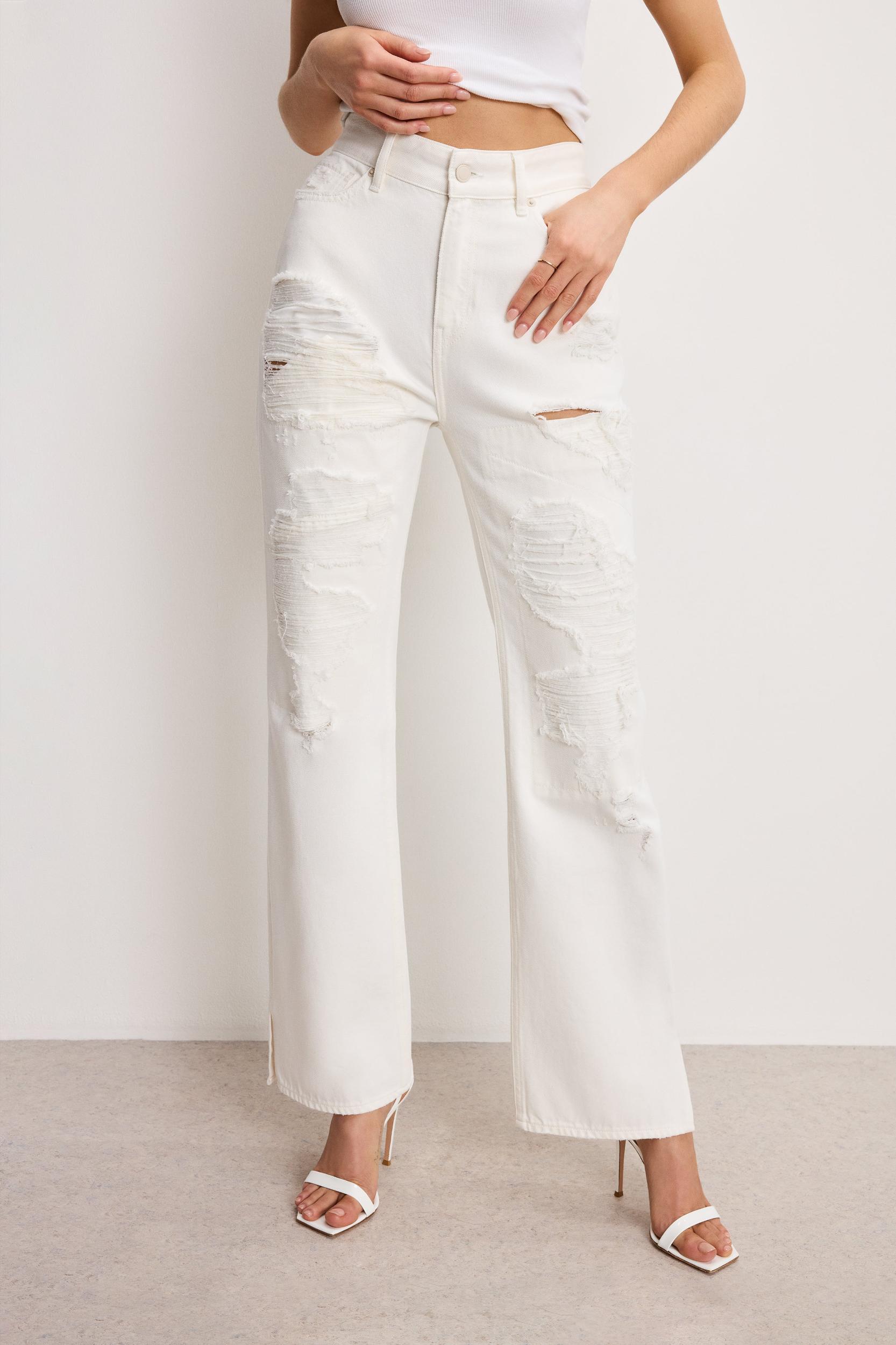 THE KHLOÉ JEAN | CLOUD WHITE Product Image