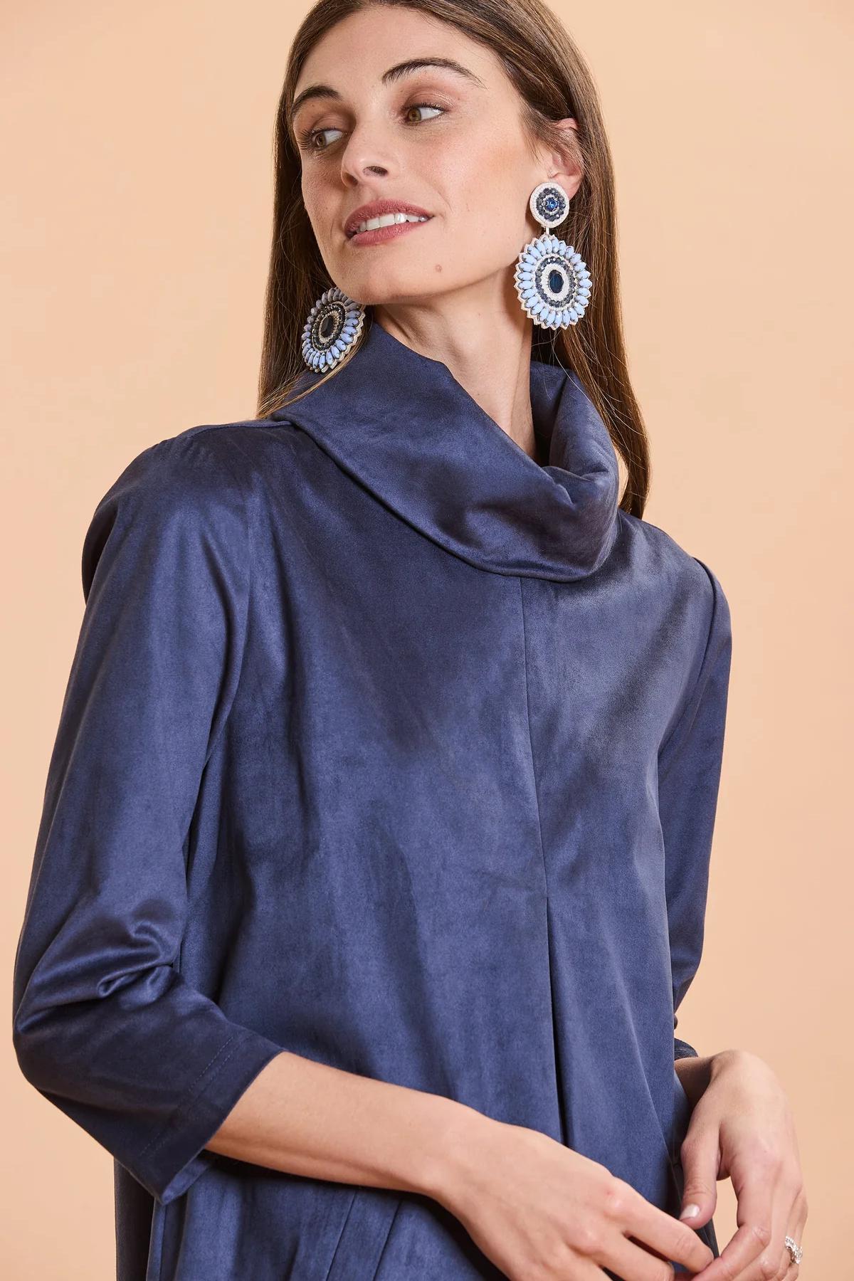 Kim Faux Suede Dress Product Image