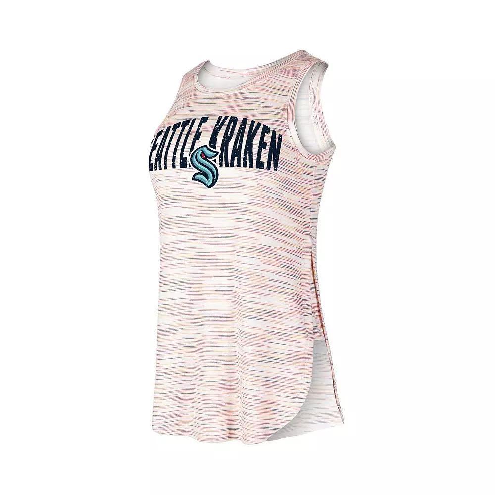 Women's Concepts Sport Seattle Kraken Sunray Multicolor Tri-Blend Tank Top, Size: XL, Krk Team Product Image