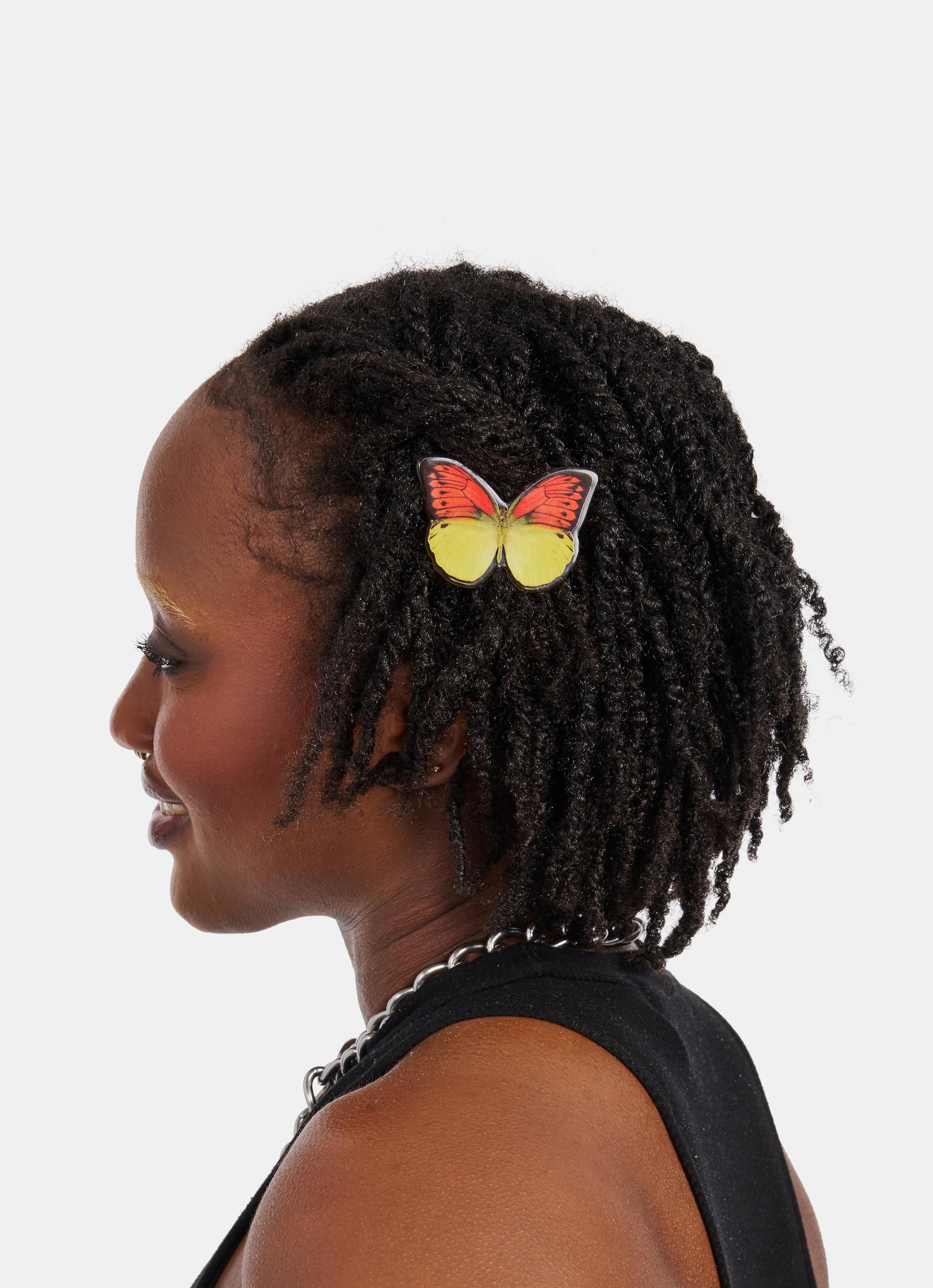 White and Yellow Butterfly Clip Pack Product Image