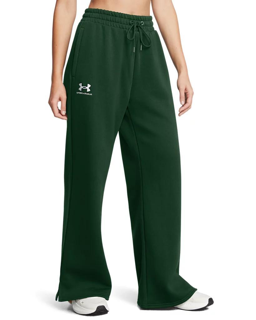 Women's UA Icon Fleece Wide Leg Pants Product Image