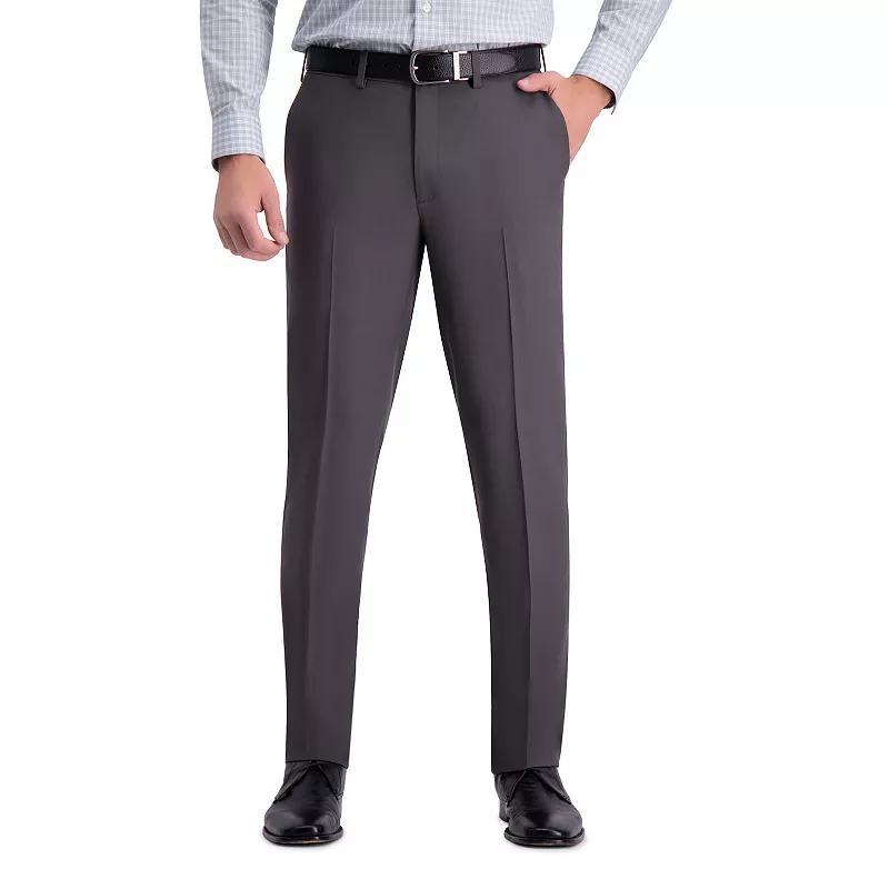 Mens Haggar Premium Comfort Flex-Waist Slim-Fit Stretch Flat-Front Dress Pants, Mens Product Image