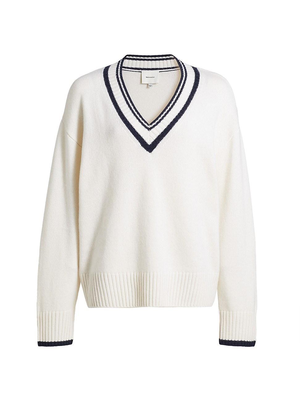 Womens Jadey Oversized Cashmere-Wool Sweater Product Image