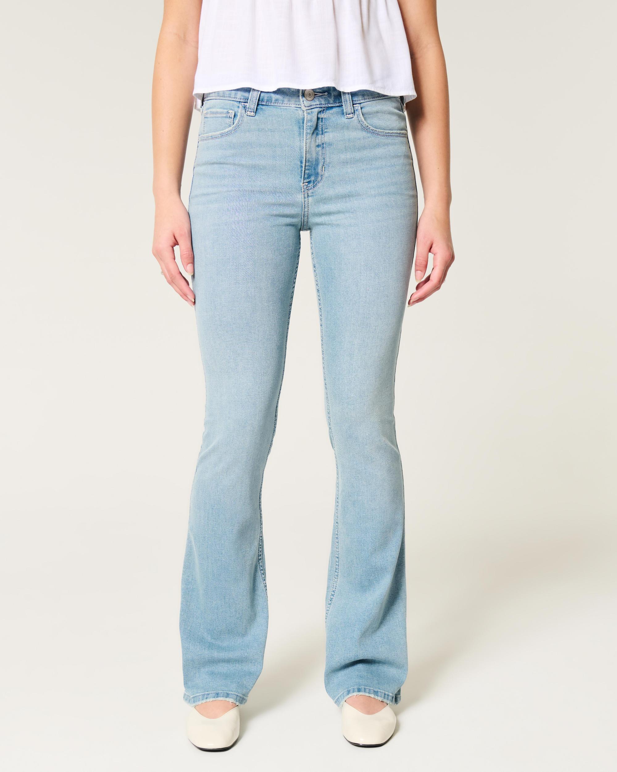 Mid-Rise Light Wash Boot Jeans Product Image