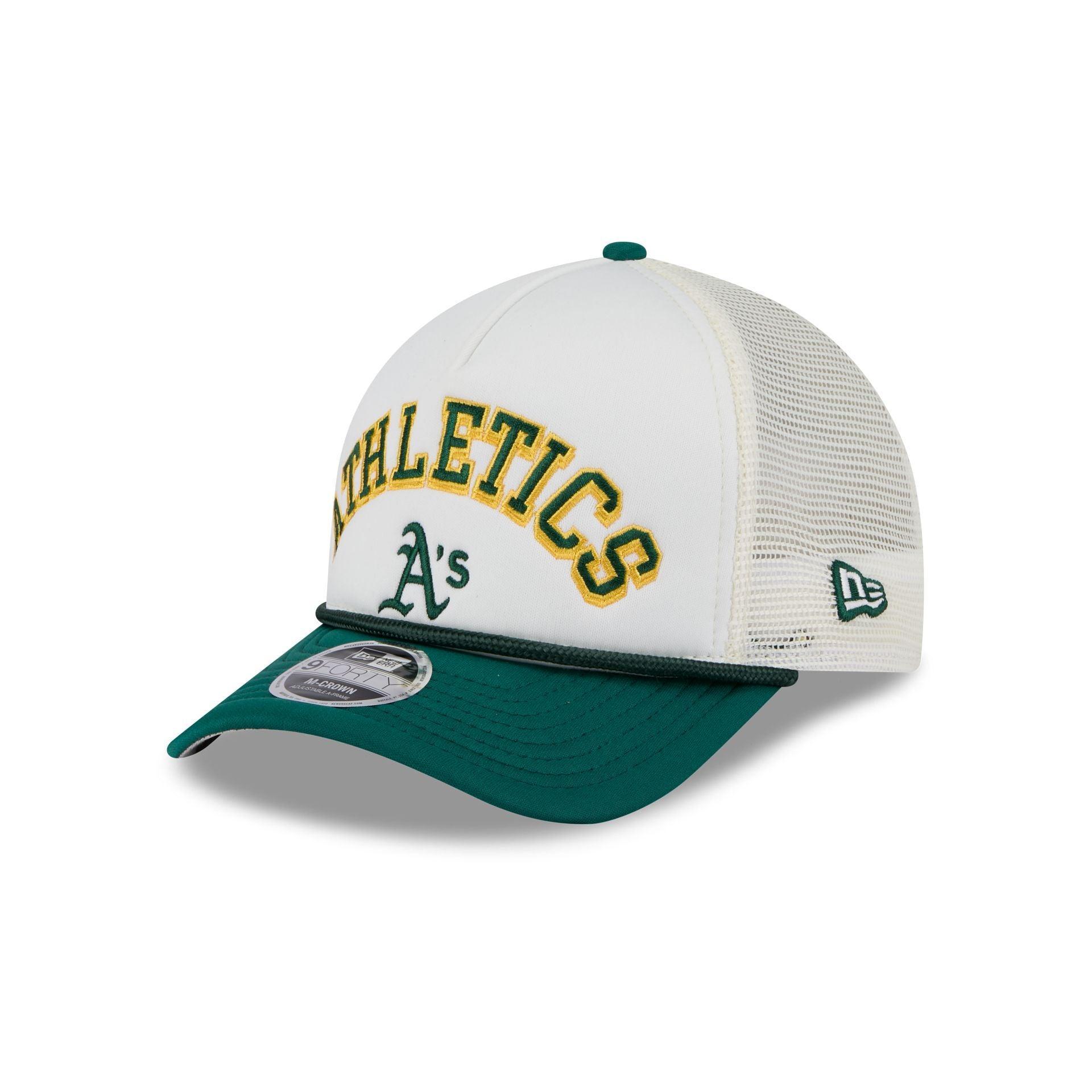 Athletics Chrome Arch 9FORTY M-Crown A-Frame Trucker Hat Male Product Image