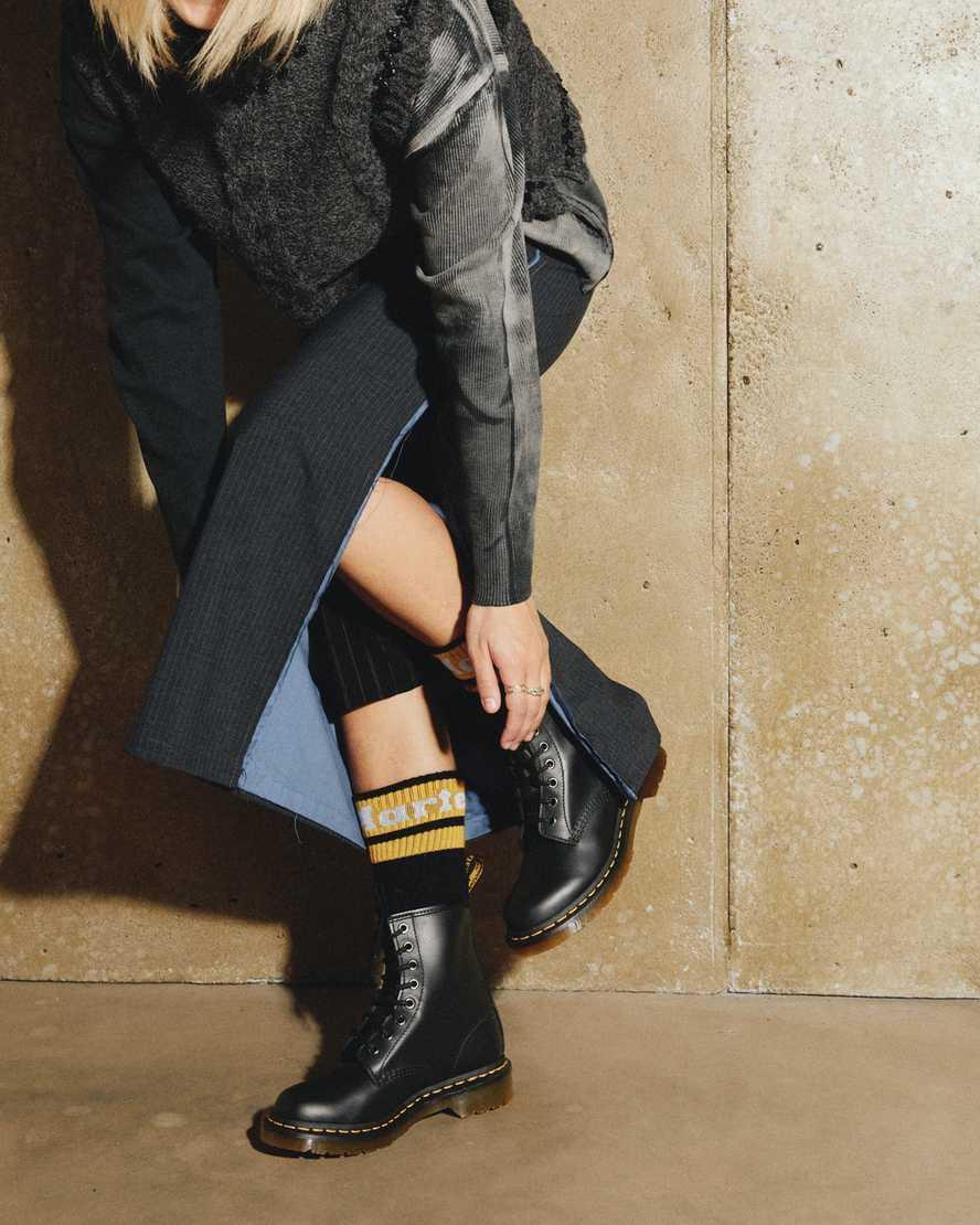Dr. Martens Womens 1460 Nappa Family Matching Combat Boots Product Image