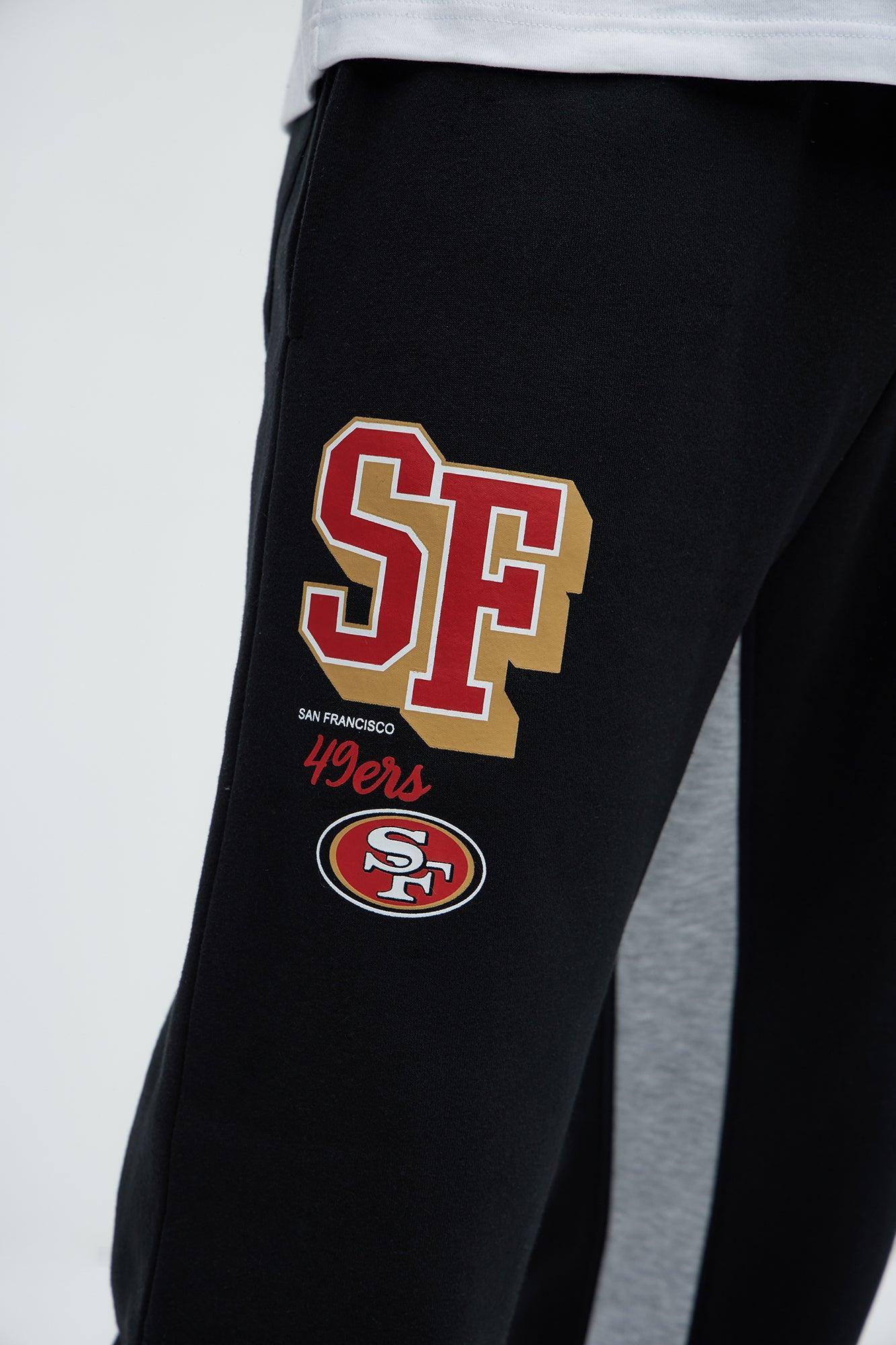 49ers Bold Flare Sweatpants - Black Product Image