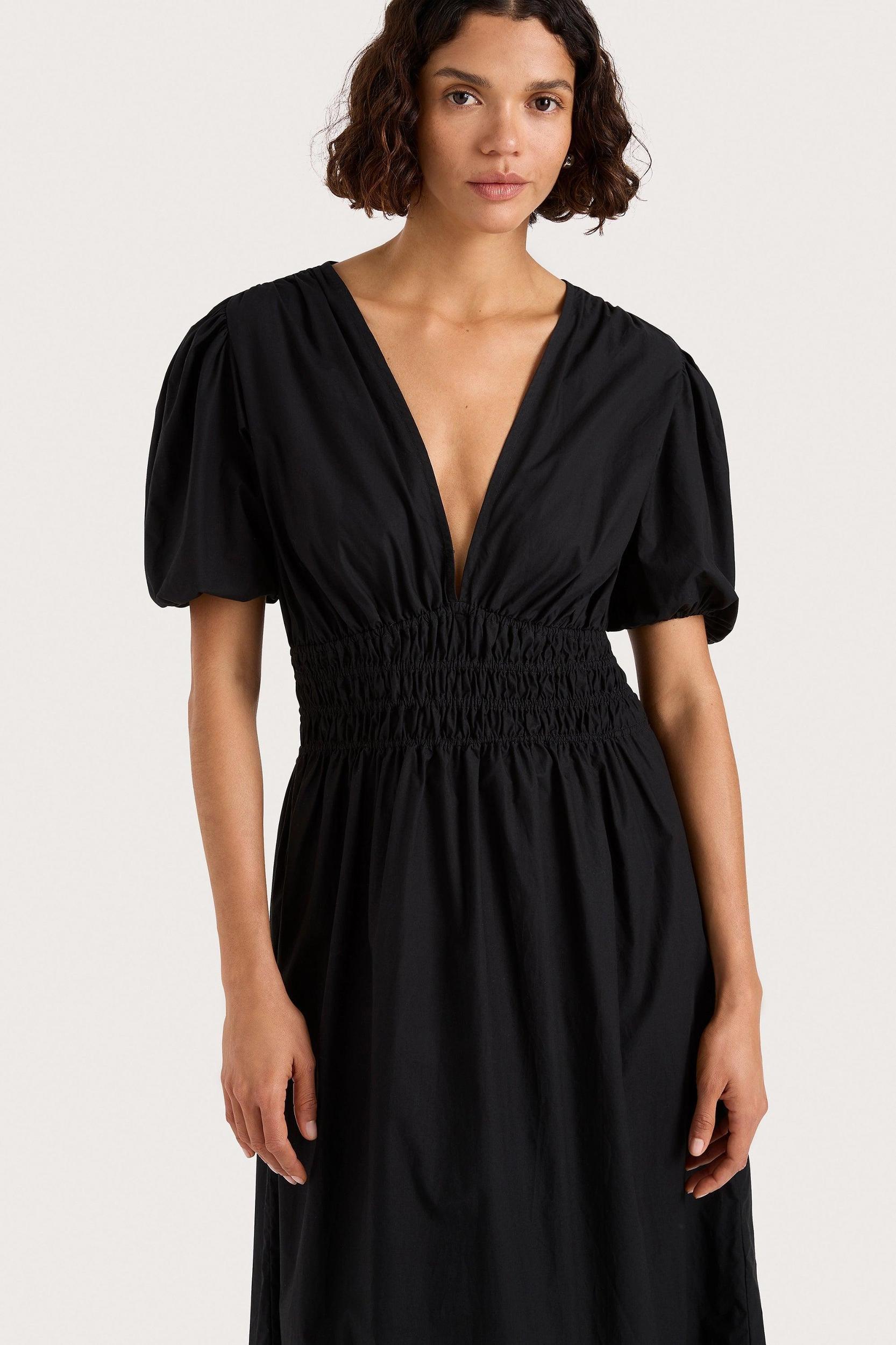 Grace Midi Dress Black Product Image