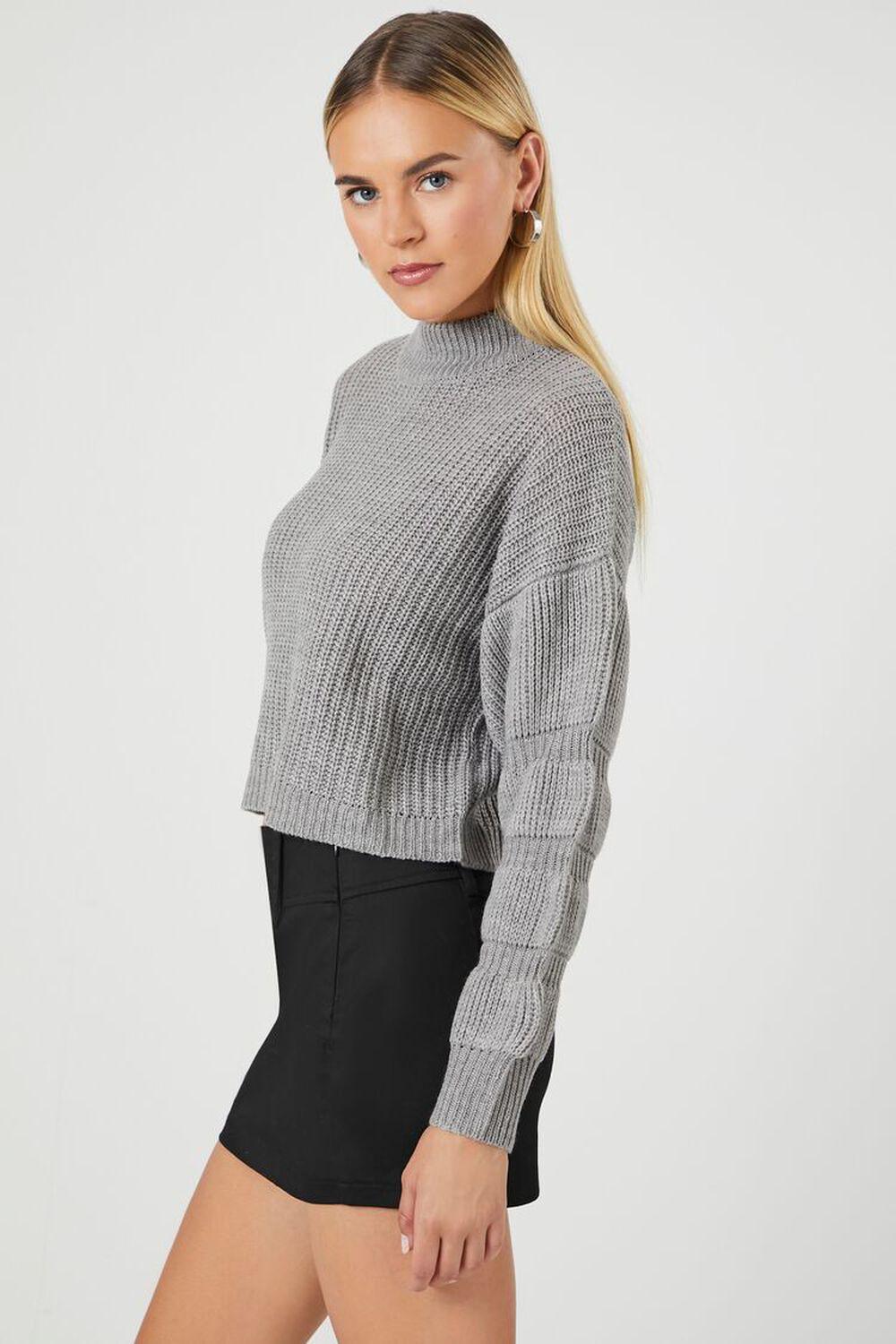 Ribbed Knit Mock Neck Sweater | Forever 21 Product Image