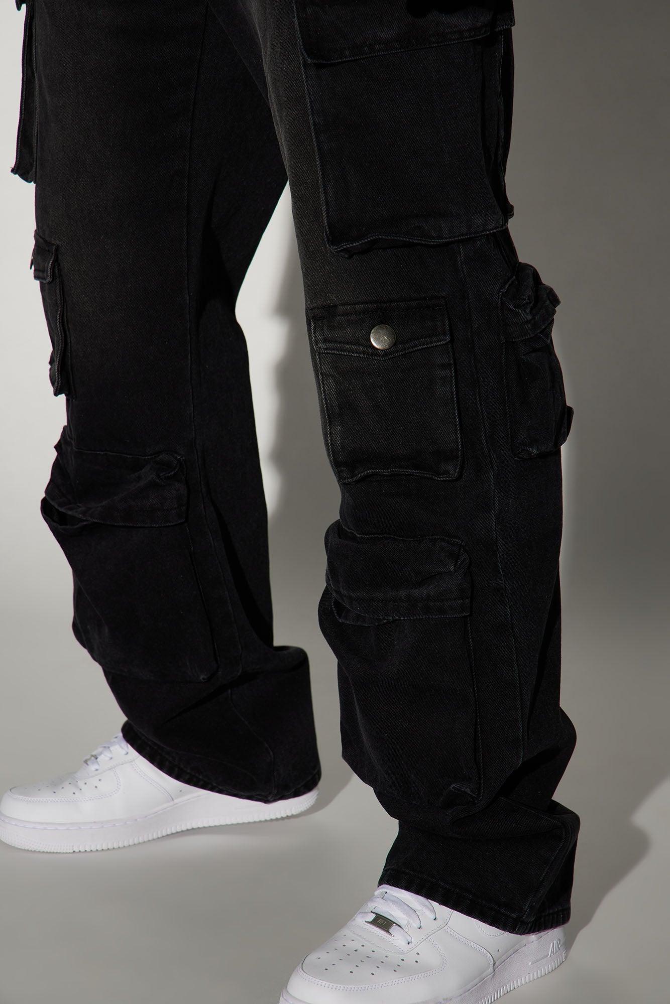 Stay Looking Rigid Straight Carpenter Jeans - Black Product Image
