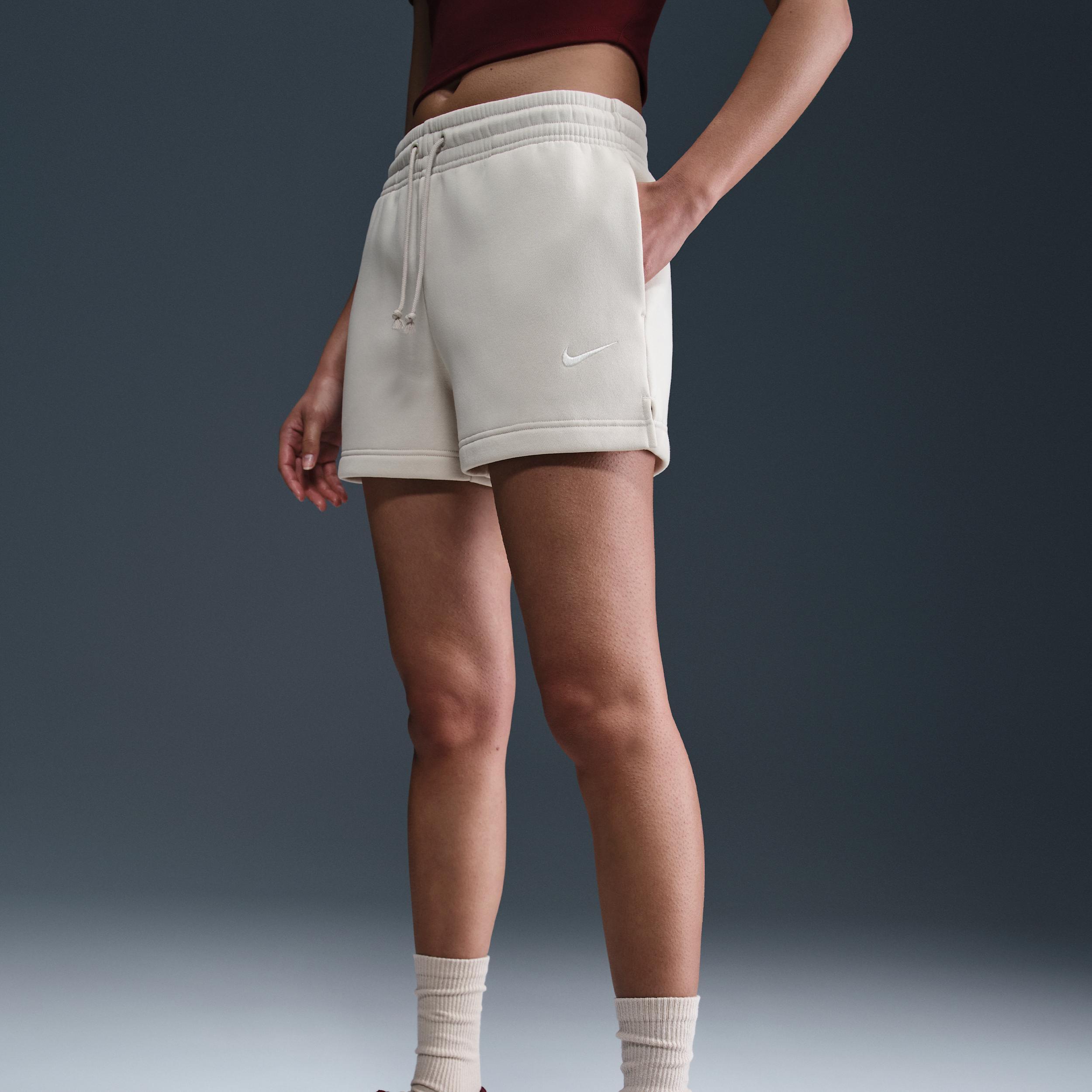 Women's Nike Sportswear Phoenix Fleece Mid-Rise 4" Shorts Product Image