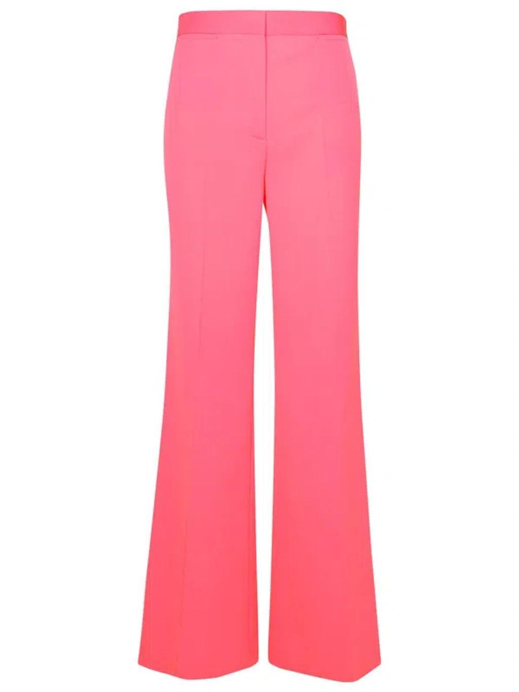 STELLA MCCARTNEY Watermelon Wool Blend Pants In Pink Product Image