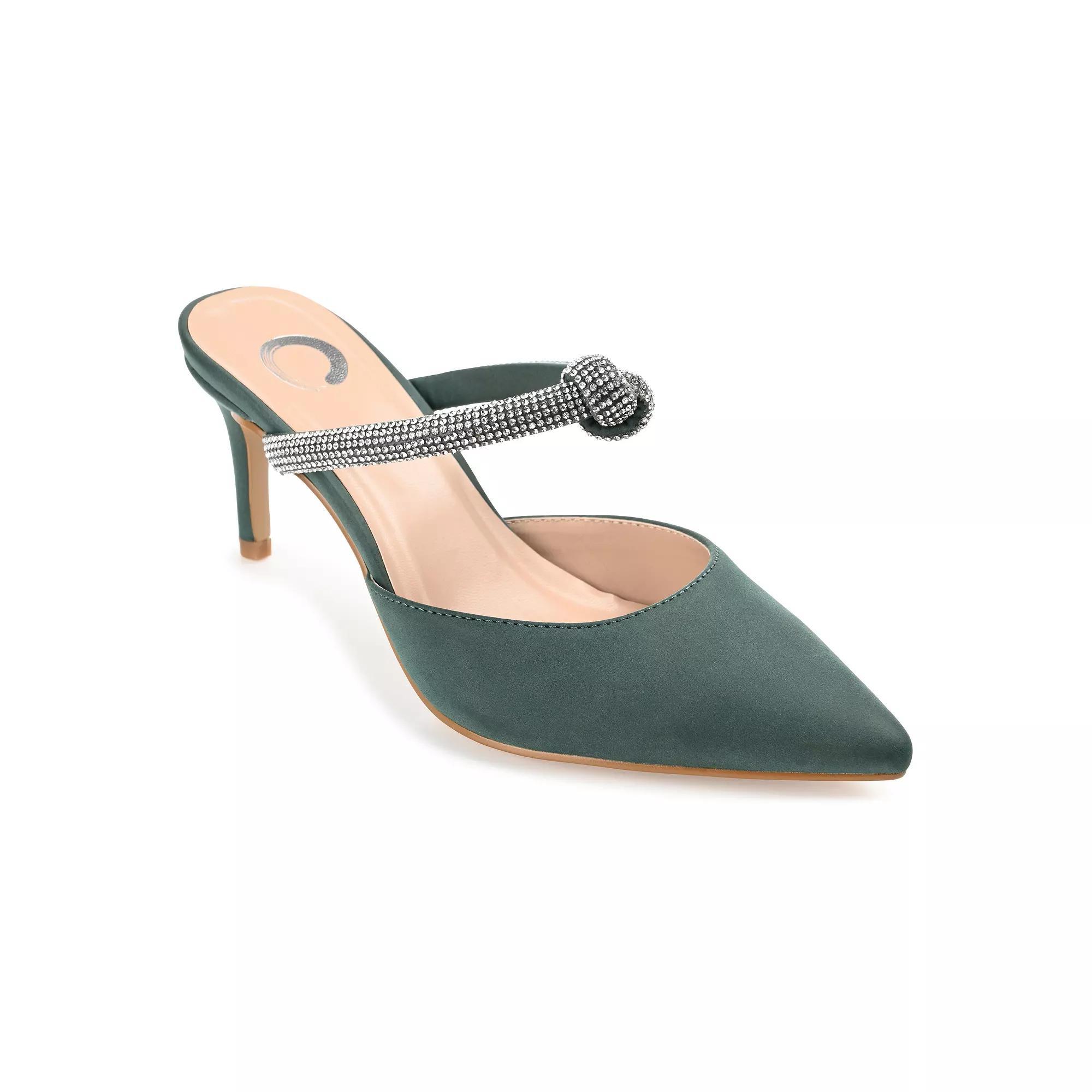 Journee Lunna Women's Heels, Size: 6, Green Product Image
