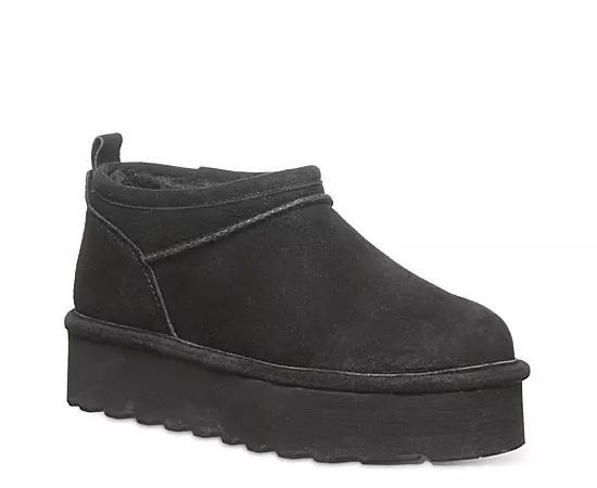 Bearpaw Retro Super Shorty Faux Suede Womens Boots Product Image